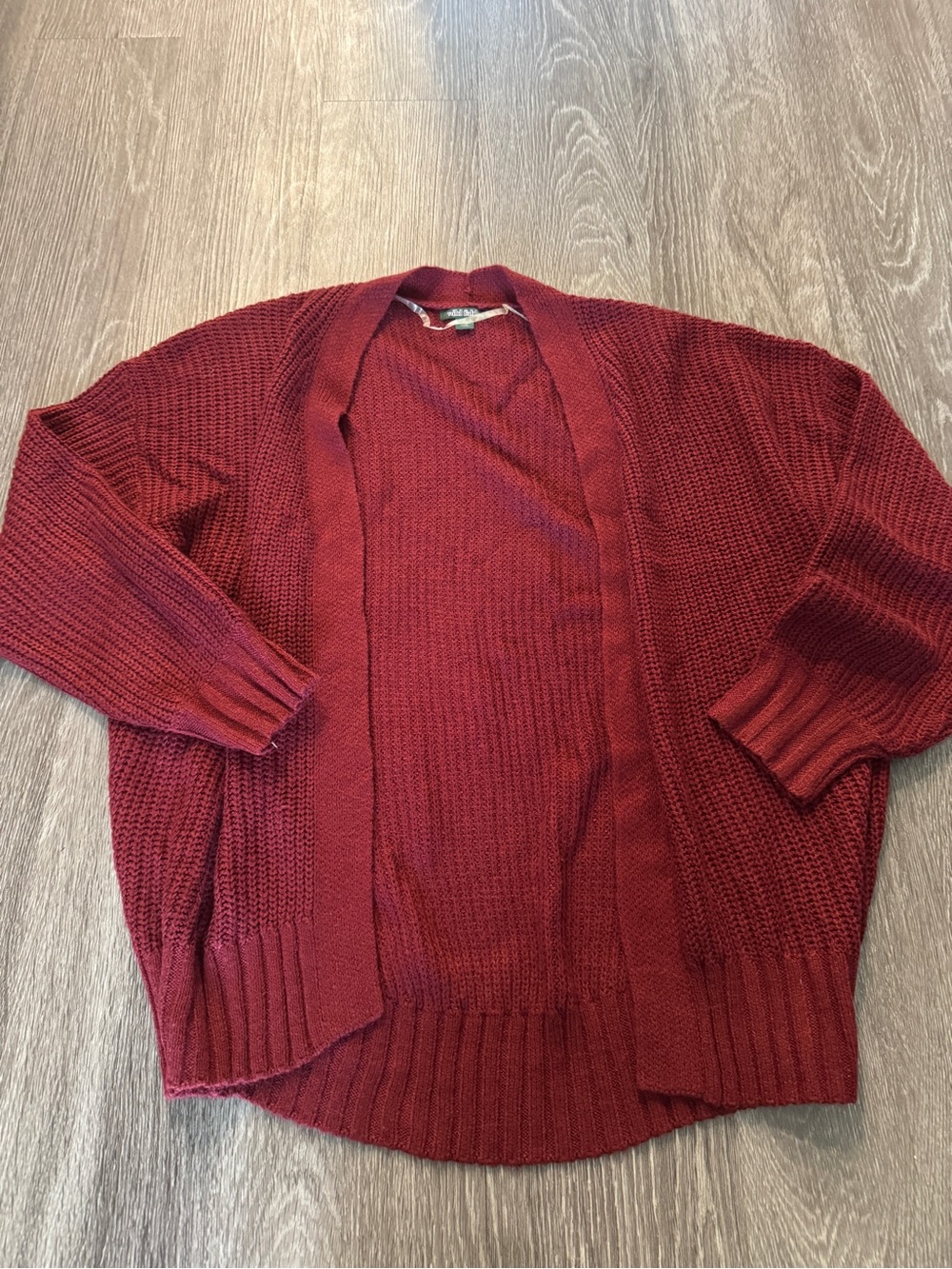 Maroon Cardigan